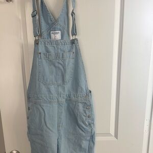 Old navy wide leg baggy overalls